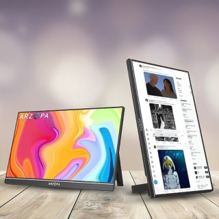 Arzopa A1T Érintőképernyős Hordozható Monitor - 15,6"