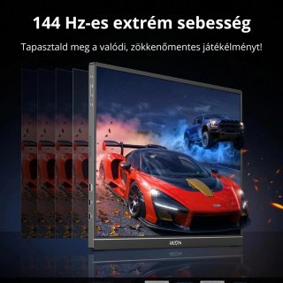 Arzopa Z1FC Hordozható Monitor 144Hz - 16,1" + Sleeve (Ezüstszürke)