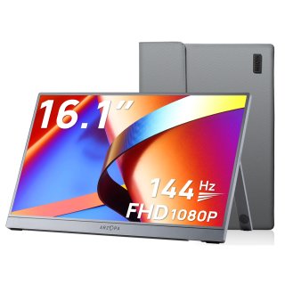 Arzopa Z1FC Hordozható Monitor 144Hz - 16,1" + Sleeve (Ezüstszürke)