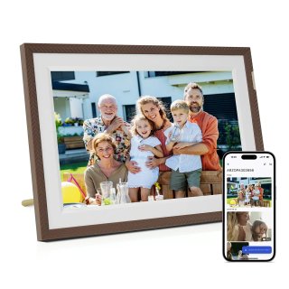 Arzopa D10 Digitális Képkeret - 10,1" - Sötétbarna