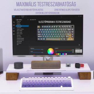 AULA F75 Vezeték Nélküli Mechanikus Gamer Billentyűzet