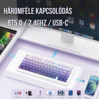 AULA F75 Vezeték Nélküli Mechanikus Gamer Billentyűzet