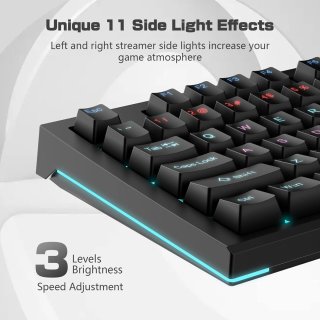 AULA F3032 Mechanikus Gamer Billentyűzet - Fekete