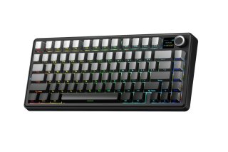 AULA F75 Max Vezeték Nélküli Mechanikus Gamer Billentyűzet - Fekete