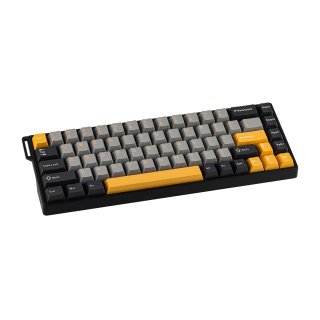 AULA WIN68 HE MAX Magnetic Switch Mechanikus Gamer Billentyűzet - Fekete-Szürke-Sárga