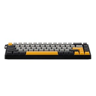 AULA WIN68 HE MAX Magnetic Switch Mechanikus Gamer Billentyűzet - Fekete-Szürke-Sárga