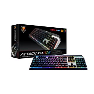 COUGAR ATTACK X3 RGB Mechanikus Gamer Billentyűzet - Magyar Kiosztás!