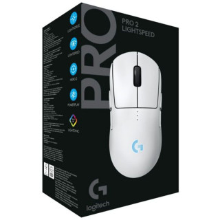 LOGITECH G PRO 2 LIGHTSPEED Vezeték Nélküli Gamer Egér - Fehér