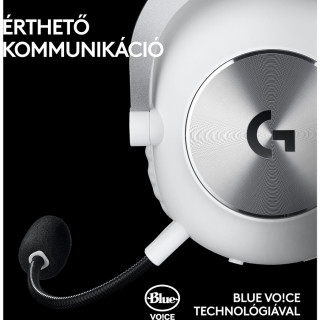 LOGITECH G PRO X2 LIGHTSPEED Vezeték Nélküli Gamer Headset - Fehér