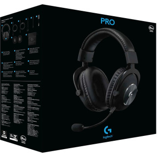LOGITECH G PRO X Gamer Headset + Állvány - Fekete