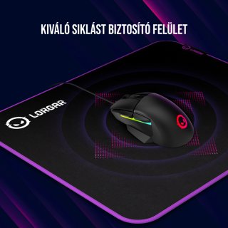 LORGAR Main 323 Gamer Egérpad - M