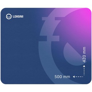 LORGAR Main 135 Gamer Egérpad - L