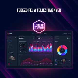 LORGAR Pro Stricter 579 Vezetékes Gamer Egér - Fekete
