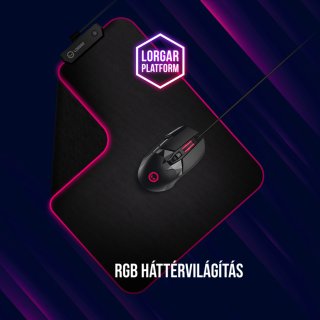 LORGAR Pro Stricter 579 Vezetékes Gamer Egér - Fekete