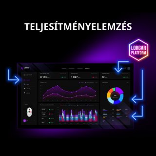 LORGAR MSP80 Gamer Egér - Fehér