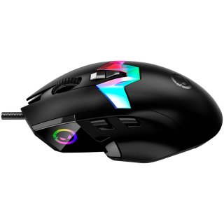LORGAR MSP80 Gamer Egér - Fekete