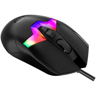 LORGAR MSP80 Gamer Egér - Fekete