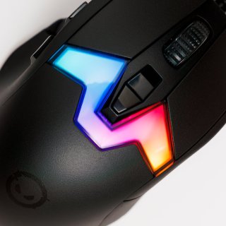 LORGAR MSP80 Gamer Egér - Fekete