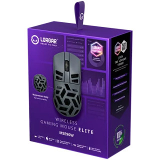 LORGAR MSE90W Vezeték Nélküli Gamer Egér - Szürke