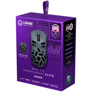 LORGAR MSE90W Vezeték Nélküli Gamer Egér - Szürke