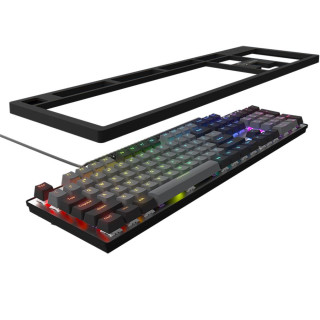 LORGAR Azar 514 Mechanikus Gamer Billentyűzet - Fekete (Angol Kiosztás!)