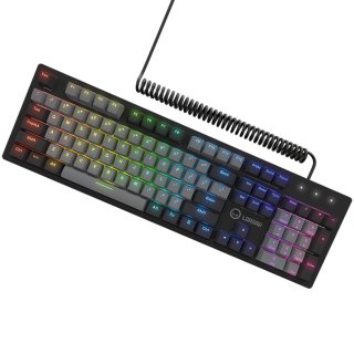 LORGAR Azar 514 Mechanikus Gamer Billentyűzet - Fekete (Angol Kiosztás!)