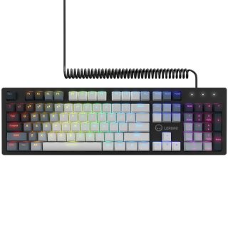 LORGAR Azar 514 Mechanikus Gamer Billentyűzet - Fehér (Angol Kiosztás!)