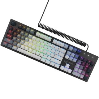 LORGAR Azar 514 Mechanikus Gamer Billentyűzet - Fehér (Angol Kiosztás!)