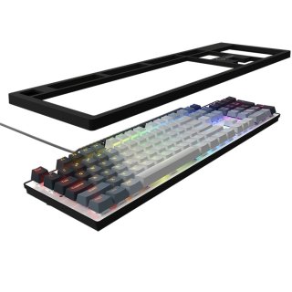 LORGAR Azar 514 Mechanikus Gamer Billentyűzet - Fehér (Angol Kiosztás!)