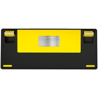 LORGAR KBP7075W Vezeték Nélküli Mechanikus Gamer Billentyűzet - Fekete/Sárga (Angol Kiosztás)