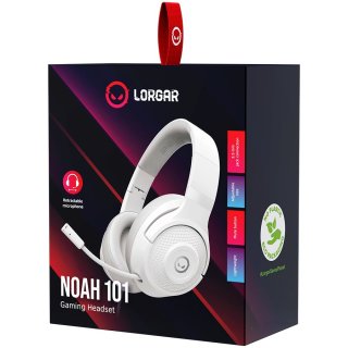 LORGAR Noah 101 Gamer Headset - Fehér