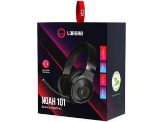 LORGAR Noah 101 Gamer Headset - Fekete