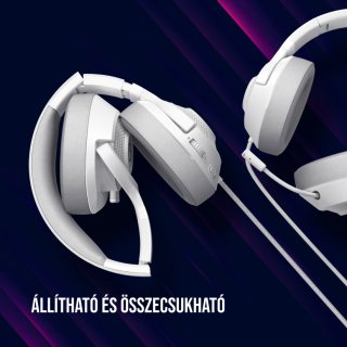 LORGAR Noah 101 3,5 mm-es Gamer Headset - Fekete