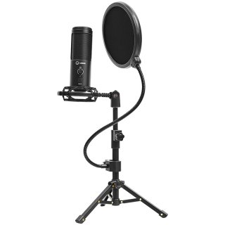 LORGAR Voicer 721 Gamer Mikrofon - Fekete
