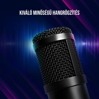 LORGAR Soner 313 Gamer Mikrofon - Fekete