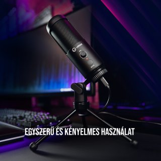LORGAR Voicer 521 Gamer Mikrofon - Fekete