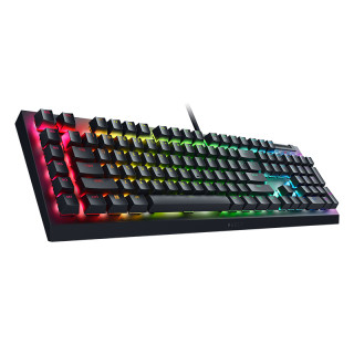 Razer BlackWidow V4 X (Green Switch) Mechanikus Gamer Billentyűzet - Fekete (Angol Kiosztás)