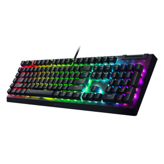 Razer BlackWidow V4 X (Green Switch) Mechanikus Gamer Billentyűzet - Fekete (Angol Kiosztás)