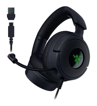 Razer Kraken V4 X Gamer Headset - Fekete