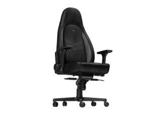 Noblechairs ICON Real Leather Black Gamer Szék