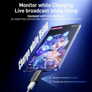 MAONO DM40 Pro S USB Vezeték Nélküli Streamer/Gamer Mikrofon Kit RGB