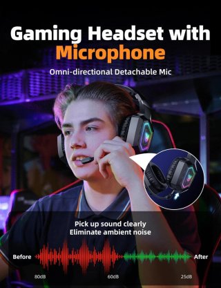 Onikuma GT806 Tri-Mode Vezeték Nélküli Gamer Headset