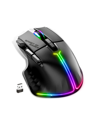 Spirit of Gamer PRO-M5 - Vezeték Nélküli Gamer Egér - Fekete