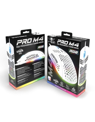 Spirit of Gamer S-PM4 RGB Arctic Gamer Egér - Fehér