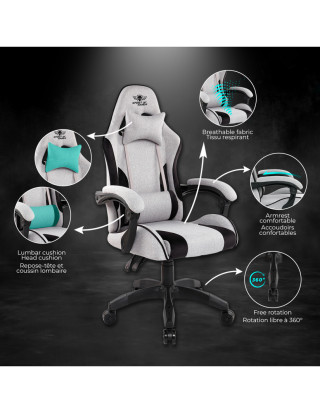 Spirit of Gamer ARENA Light Grey - Gamer Szék - Világos-Szürke
