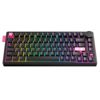 Onikuma MT706 Vezeték Nélküli Mechanikus Gamer Billentyűzet - Fekete