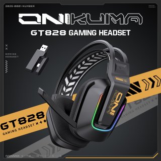 Onikuma GT828 4-Mode Vezeték Nélküli Gamer Headset