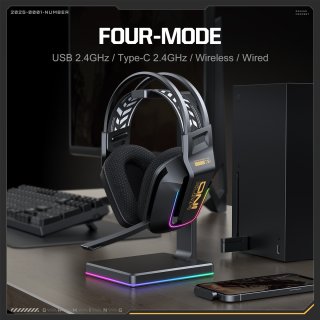 Onikuma GT828 4-Mode Vezeték Nélküli Gamer Headset