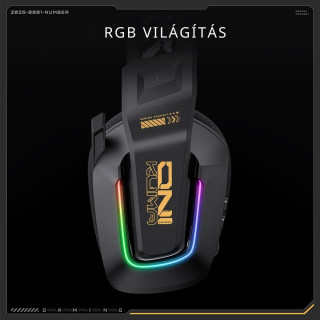 Onikuma GT828 4-Mode Vezeték Nélküli Gamer Headset