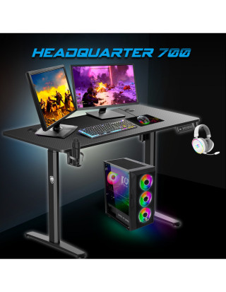 Spirit of Gamer Headquarter 700 - Gamer Asztal - 120 x 60 cm